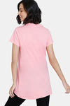 Zivame Autumn Leaves Knit Cotton Top - Pink Icing — thumbnail 3